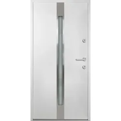 Krongart Nebeneingangstür Stahl Modell Hannover 1100_mm x 2070_mm weiss_1 din_links_nach_innen_oeffnend