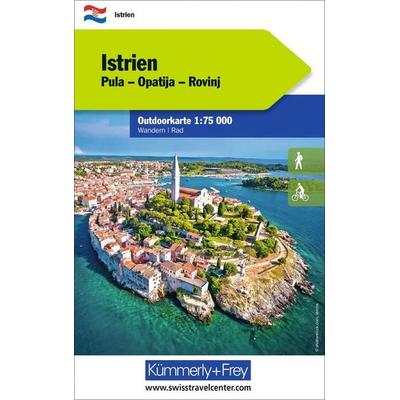 Kümmerly+Frey Outdoorkarte Istrien 1:75.000, Sonstige von , Kümmerly+Frey, 978-3-259-00749-5