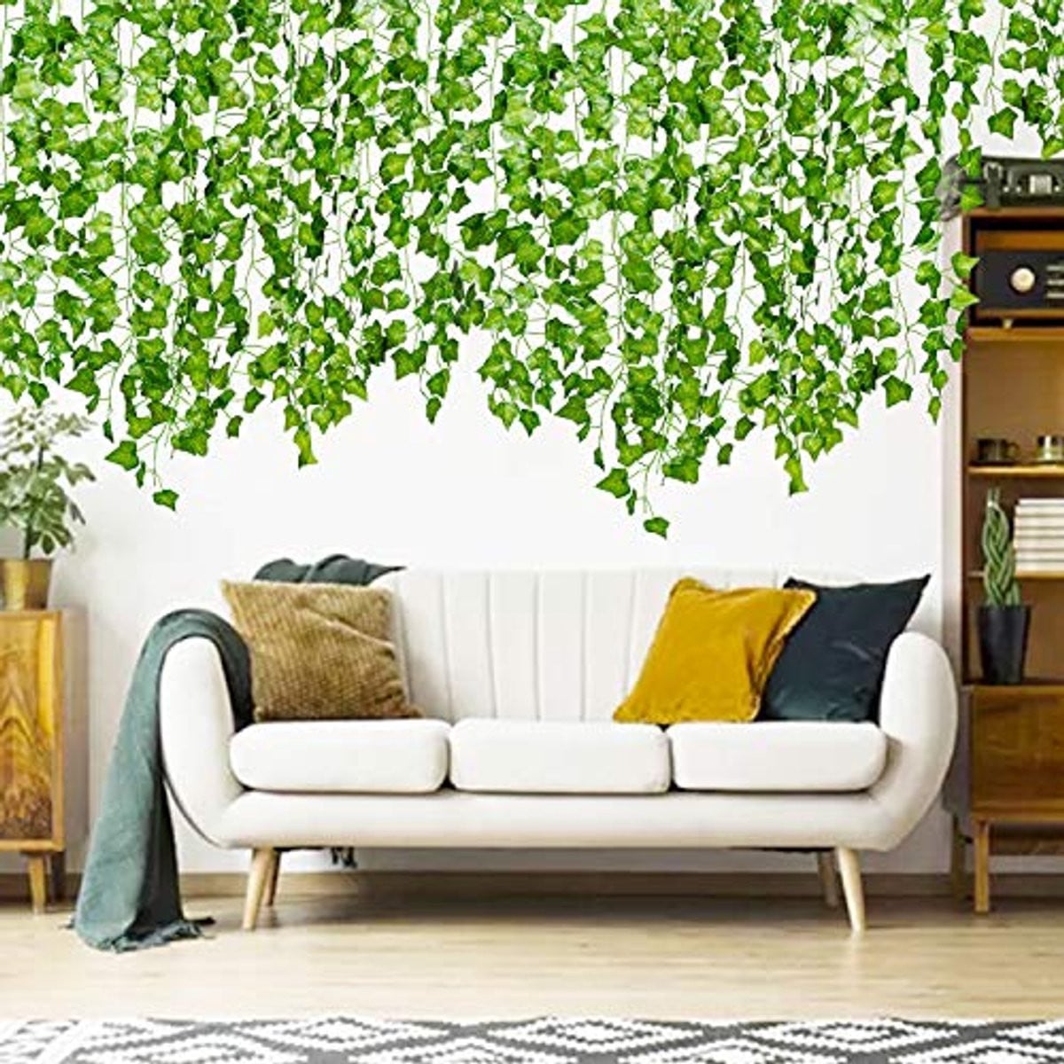 Kunstklimop Slinger voor Decoratie - 12 Stuks, 25,60 m - Groen