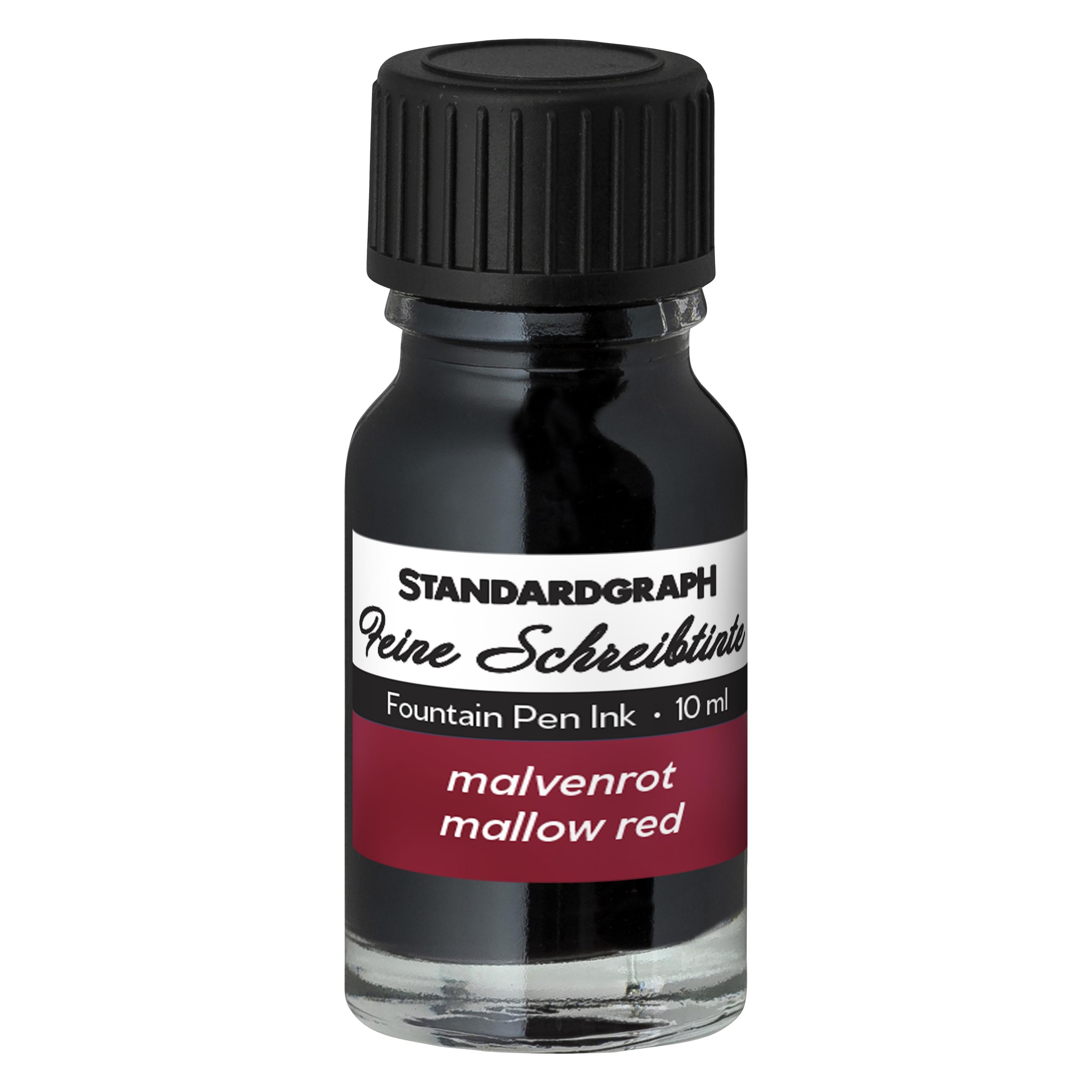 Standardgraph Tinte 10 ml Malvenrot (Dunkelrot) (572918-SG)