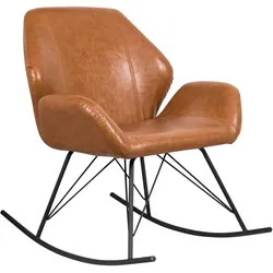 Sessel ROCKING (BHT 73,50x85x90 cm) - Bezug: Lederlook - BHT 73,50x85x90 cm