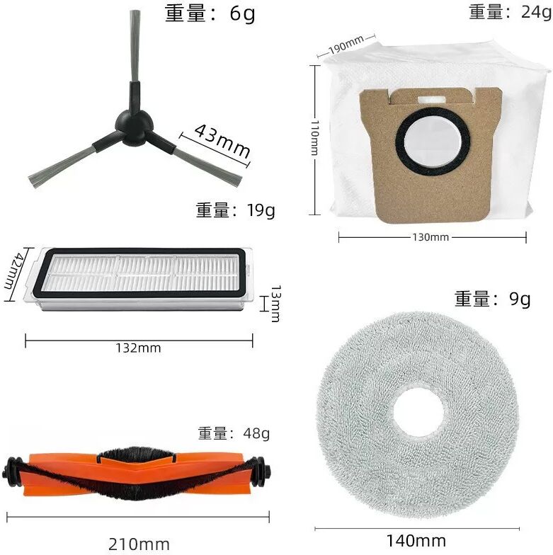 INF Xiaomi Robot Vacuum X20 MAX Ersatzteil-Kit