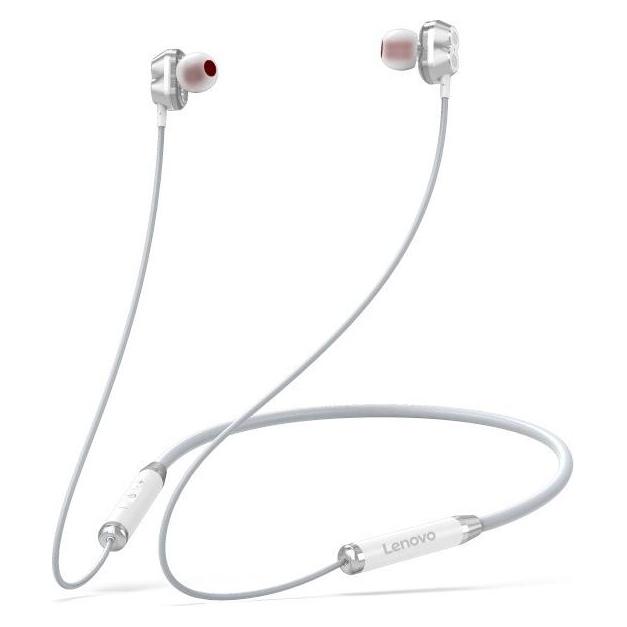 Lenovo HE08 Moving-Coil-Kopfhörer drahtlos Bluetooth In-Ear weiss (12 h, Kabellos) (HE08WHT)