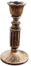 Inspire Daily Merch Antique Bronze Finish Resin Candle Holders Vintage Taper Candle Sticks For Wedding Dinner Party Table Centerpiece Decor 2