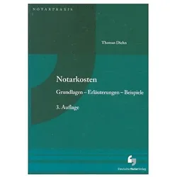 Notarkosten, Fachbücher von Thomas Diehn