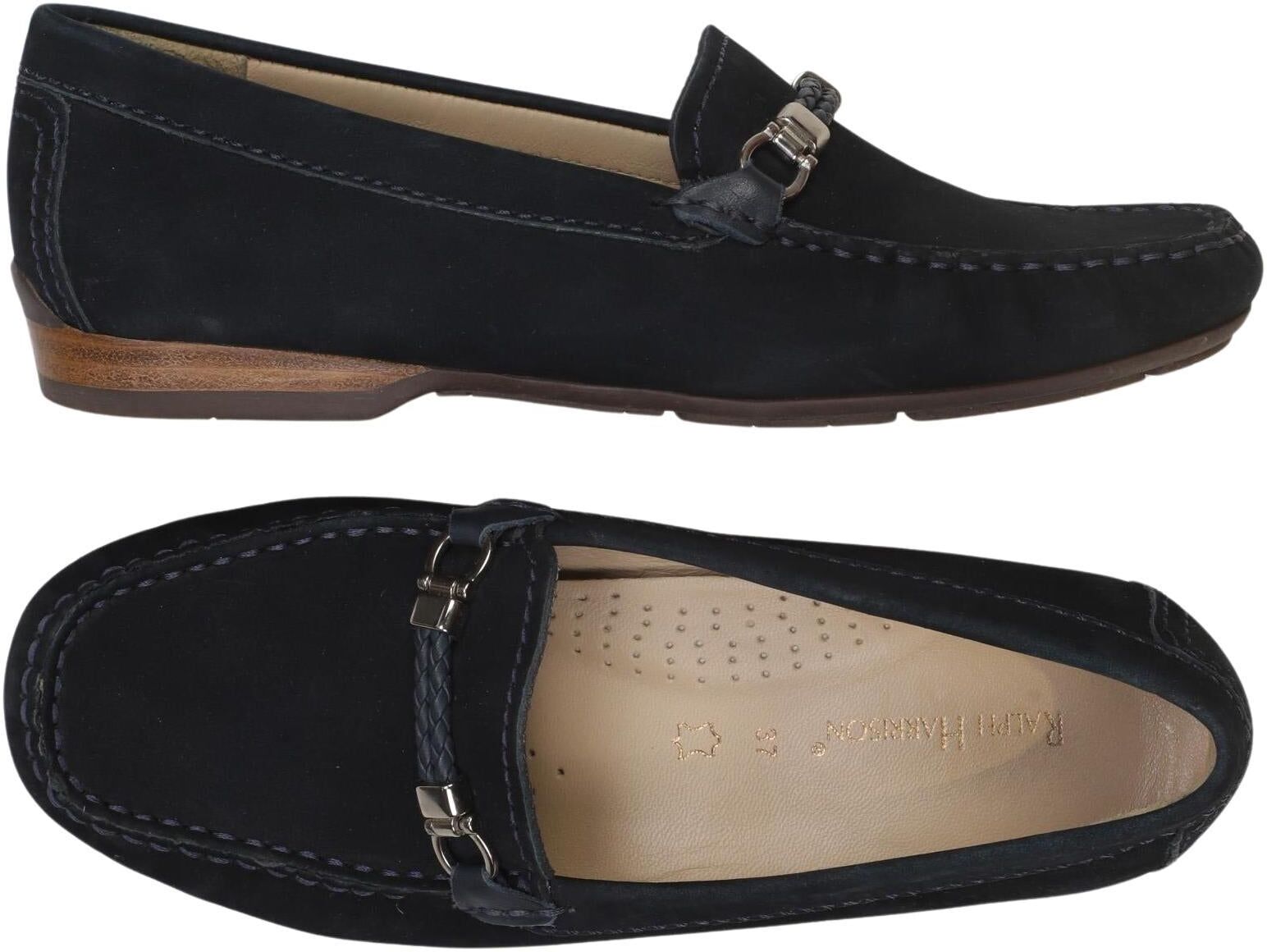 Ralph Harrison Damen Halbschuh, Marineblau, Gr. EU 37, Leder - Second Hand