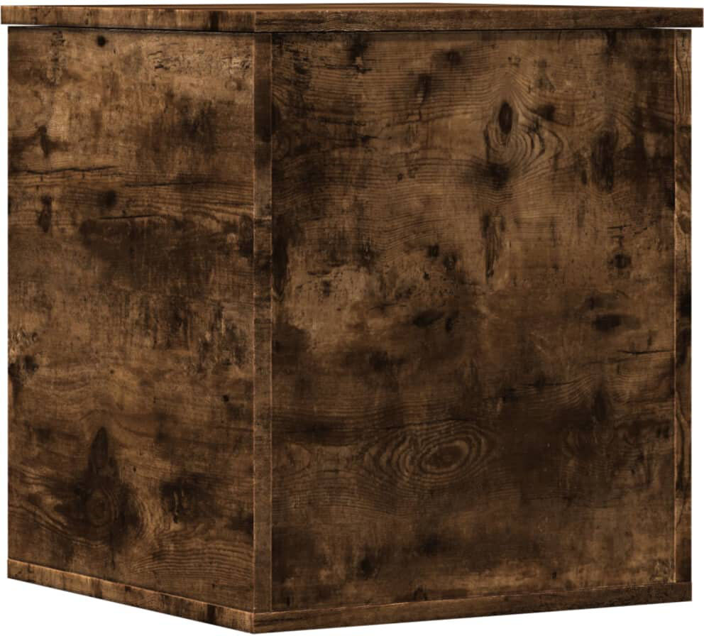 17 Stories Sanami Accent Trunk Smoked Oak 46cm H X 40cm W X 42cm D
