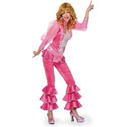 Wilbers Damen 70er Mama Mia Disco Outfit, pink (42)