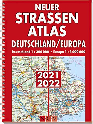 Neuer Straßenatlas Deutschland/Europa 2021/2022: Deutschland 1 : 300 000 . Europa 1 : 3 000 000 - Preis vom 18.10.2026 19:22:15 h