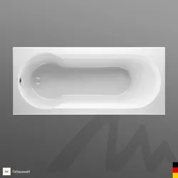 Mauersberger Badewanne „idria“ 1800 × 800 mm in Edelweiß (matt)