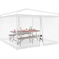 Relaxdays, Pavillon Zubehör, Moskitonetz Pavillon (300 cm, 1200 cm)