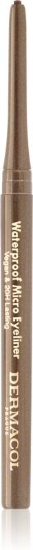 Dermacol Micro Eyeliner Waterproof waterproof eyeliner pencil shade 03 Dark Brown 1 g