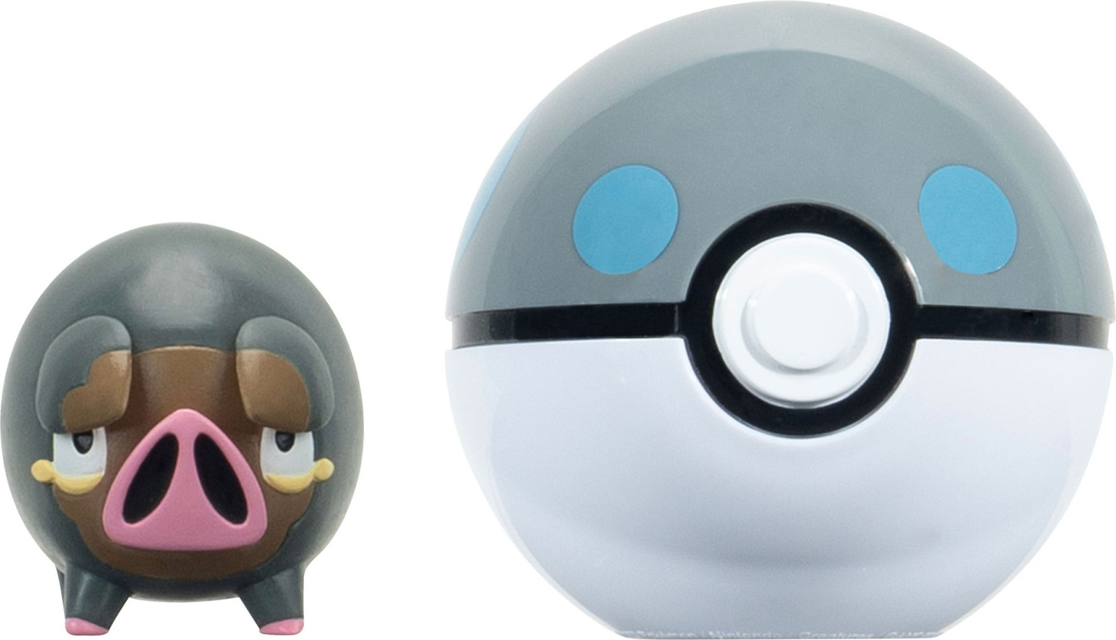 Jazwares Pokémon Clip'n'Go Pokéballen Ferkuli & Schwerball