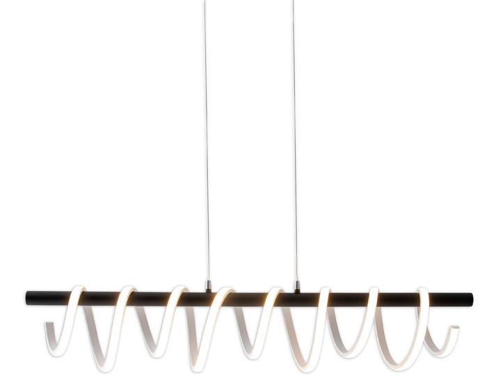 NÄVE LED Pendelleuchte Belleza , schwarz (schwarz, weiß), H: 150cm, 1 Stk., Leuchten, 3 Stufen dimmbar über Wandschalter, schwarz/weiß, Effizienzklasse: F, LED Pendelleuchte