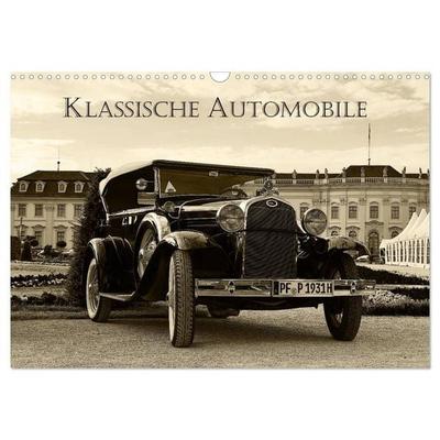 Klassische Automobile (Wandkalender 2027 DIN A3 quer), CALVENDO Monatskalender