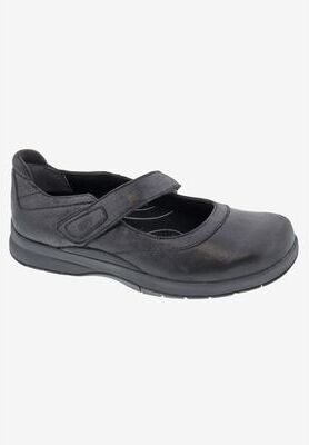 Women's Drew Endeavor Flats by Drew in Dusty Black Leather (Size 6 1/2 N)