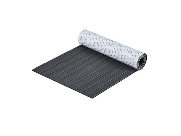 VEVOR Revêtement de sol pour bateau en mousse EVA 2400 x 600 mm\, plancher de revêtement de sol autocollant antidérapant\, 14 400 cm²\, tapis marin pour bateaux\, yachts\, pontons\, terrasses de kayak