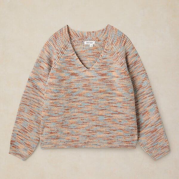 White Stuff Savannah Spacedye Jumper Natural Multi
