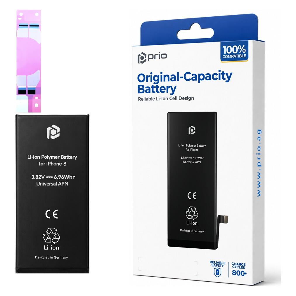 prio Batteriezelle für iPhone 8 (ohne Flex-Kabel) (PBA-1208)