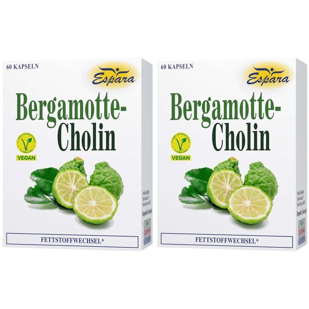 Bergamotte Cholin Kapseln 2x 2x60 St