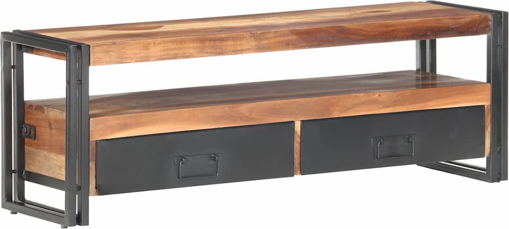 vidaXL Meuble TV 120x30x40 cm Bois solide