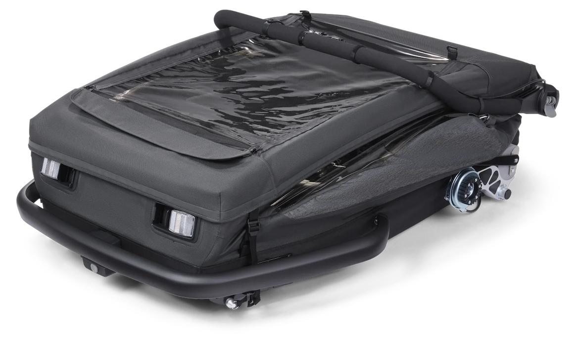 Croozer Kinderanhänger Kid Yuuna modularer Premium-Fahrradanhänger