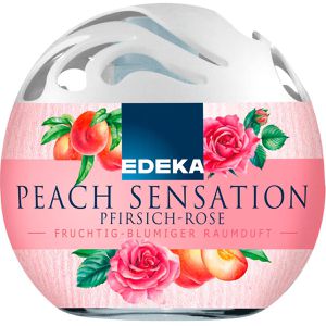 Edeka Raumduft Duftspender, 100 ml, Gel, neutralisiert Gerüche, Peach Sensation