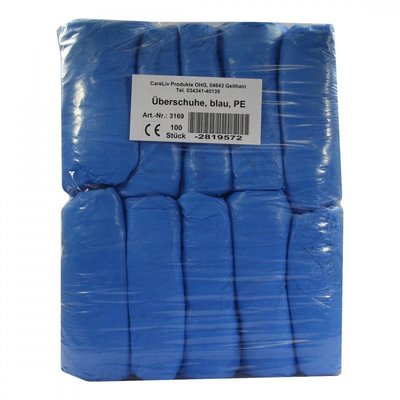 Careliv Produkte OHG ÜBERSCHUHE Einmal Kunststoff blau 100 St 02819572