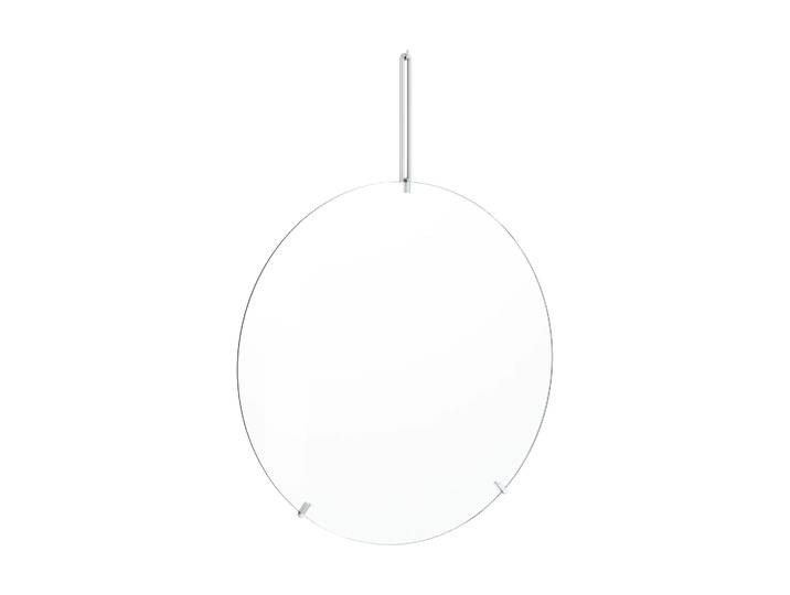 MOEBE Miroir mural Moebe Ø70 cm Stainless steel