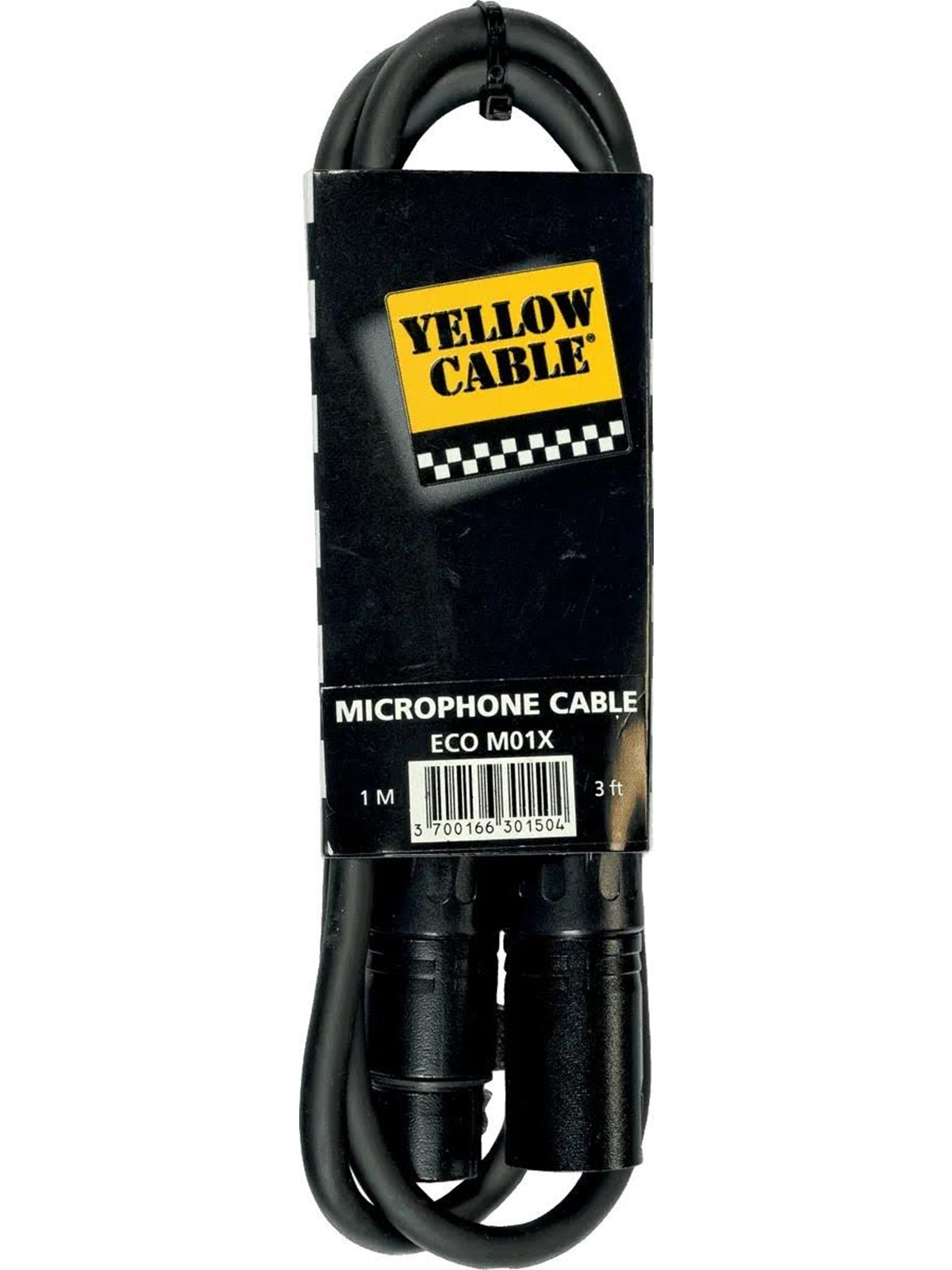 Yellow Cable M01X - XLR/XLR 1m.
