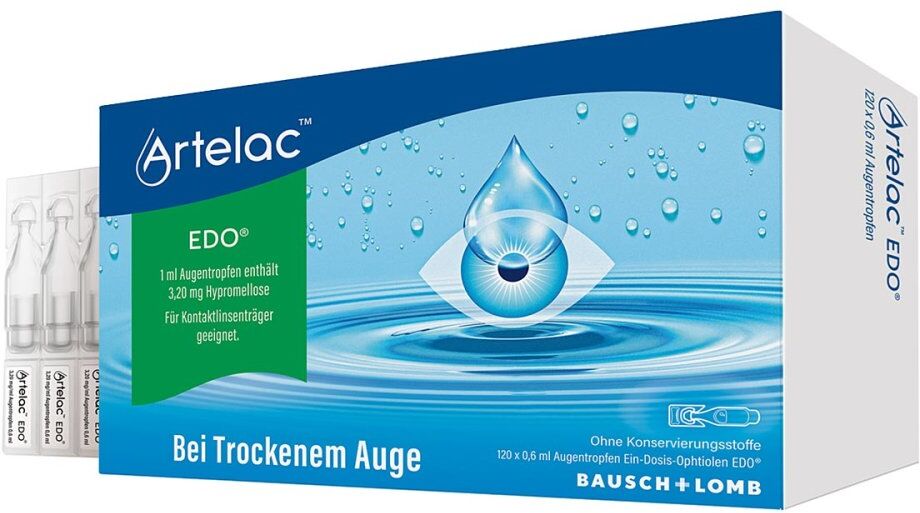 Artelac EDO Augentropfen, Tränenersatzmittel 120X0.6ml