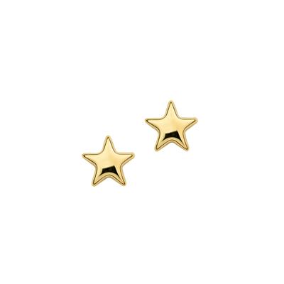 Paar Ohrstecker FIRETTI "Schmuck Geschenk Gold 333 Ohrschmuck Ohrringe Sterne", gelbgoldfarben, Ohrringe, Damen, 7,5mm, Gelbgold 333