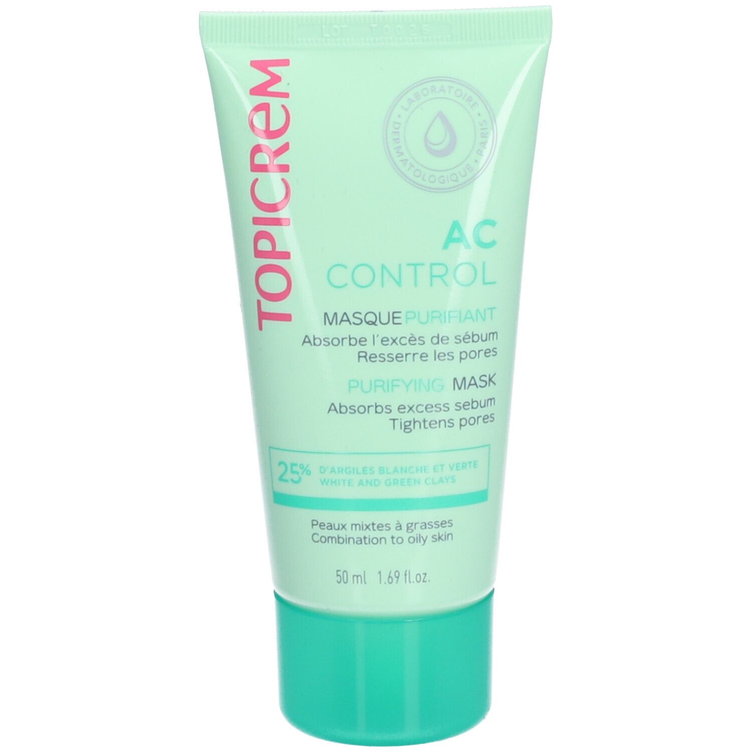 Topicrem AC Zuiverend Masker 50 ml Gesichtsmaske