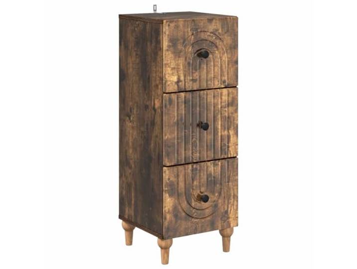 Heofavd Schubladenschrank Geräucherte Eiche 33 x 34,5 x 90 cm