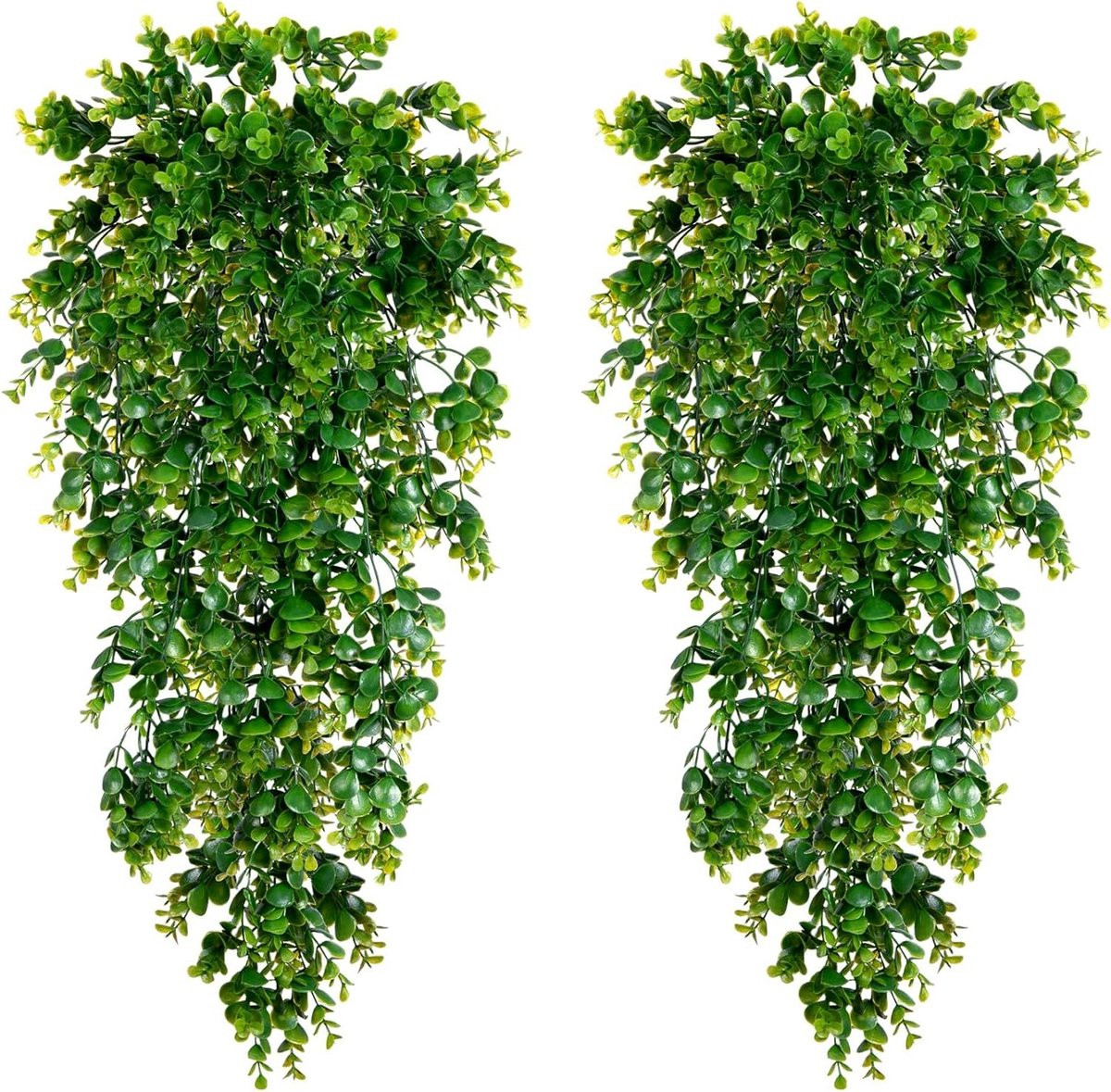 Kunst Eucalyptus Hangplant - Groen - 75 cm