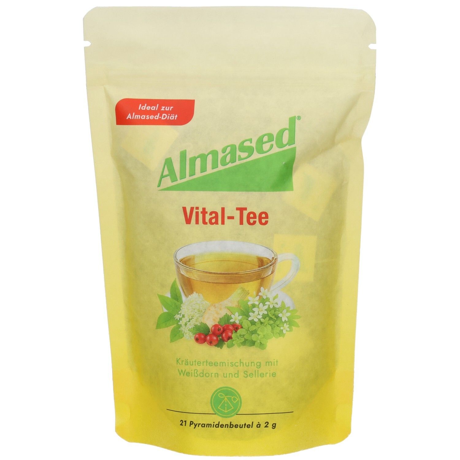 Almased Vital-Tee in Pyramidenbeuteln 21x2 g Tee