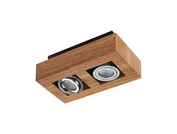 Arcchio Spot Vince à intensité variable (Moderne) en Marron Métal e. a. pour Couloir (à 2 lampes\, GU10) Plafonnier lampe