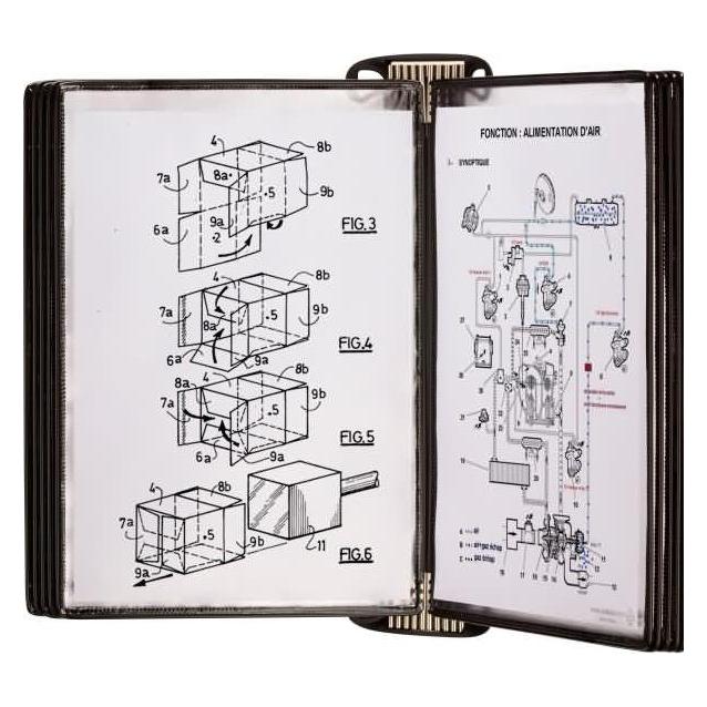Tarifold Wandelement PRO 920305 A4 10Tafeln PVC sw (920305)