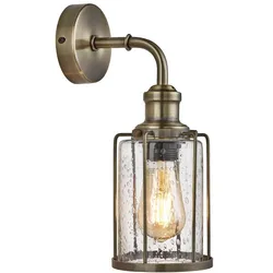 Wand Spot Lampe Leuchte Antik Messing Flur Ess Schlaf Wohn Zimmer Beleuchtung