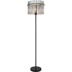 Globo Stehlampe Gorley Alu, Eisen, Stahl & Metall Schwarz