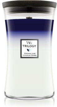 Woodwick Evening Luxe vela perfumada com pavio de madeira 610 g. Evening Luxe