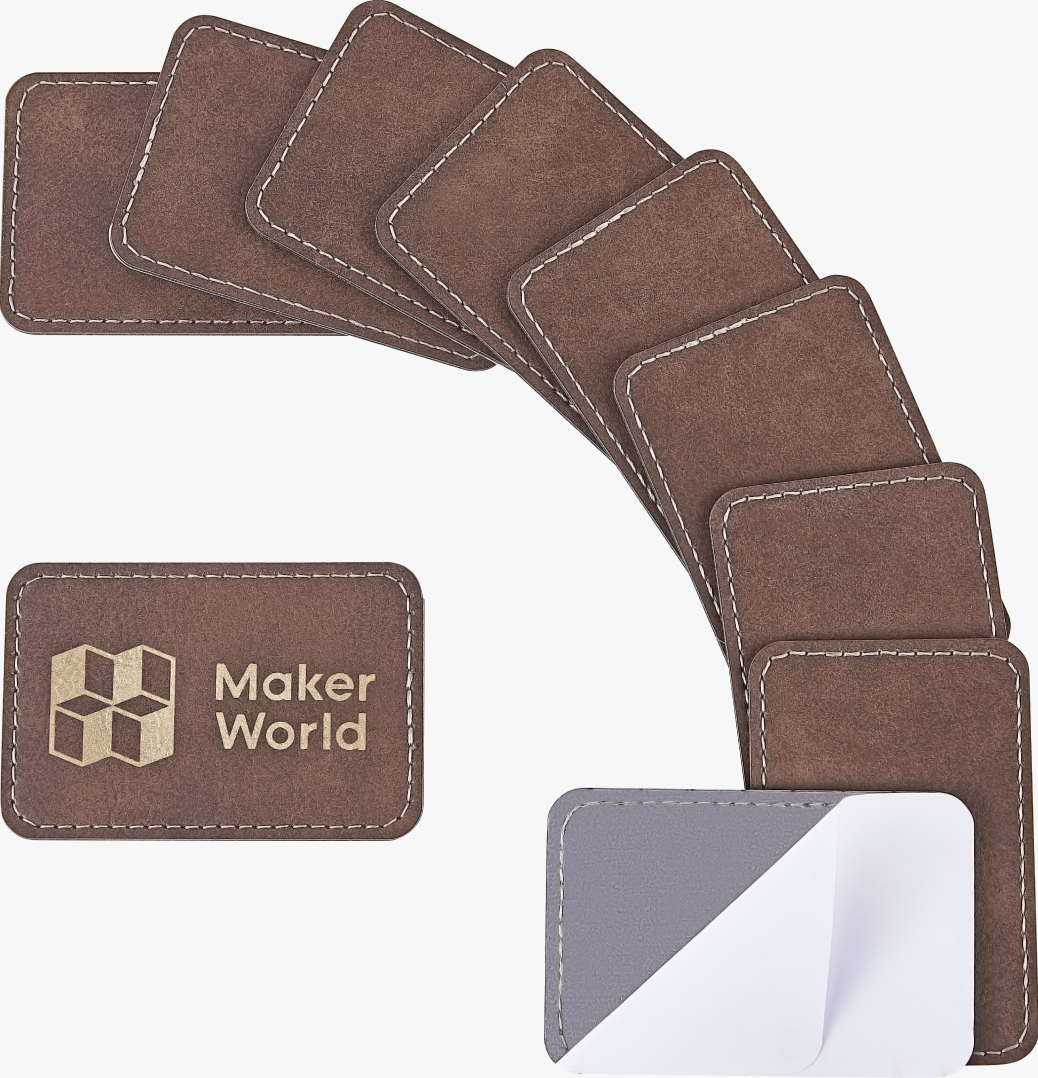 Bambu Lab Rectangular PU Iron-on Patch (10PCS)