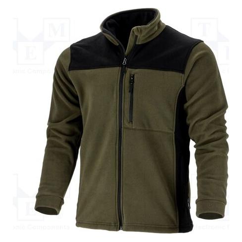 Lahti Pro Bluza polarowa zielono-czarna rozmiar XL (L4011604) (XL) (L4011604)