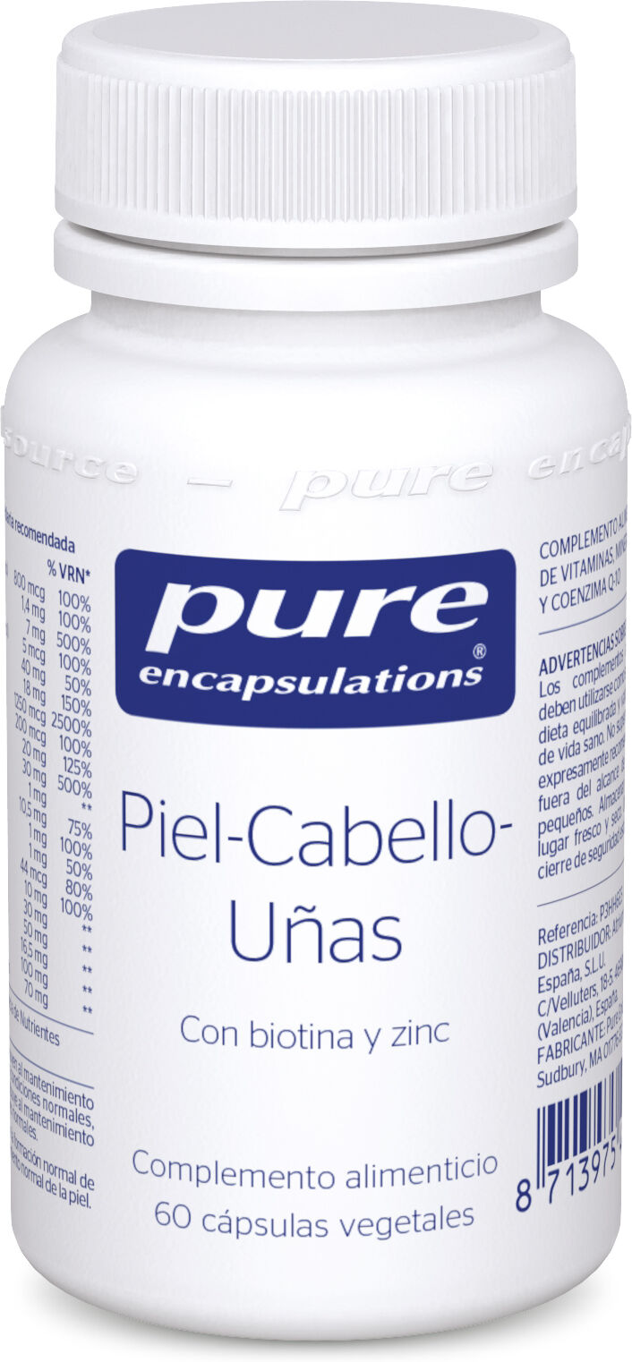 Pure Encapsulations Skin-Hair-Nails 60 Capsules