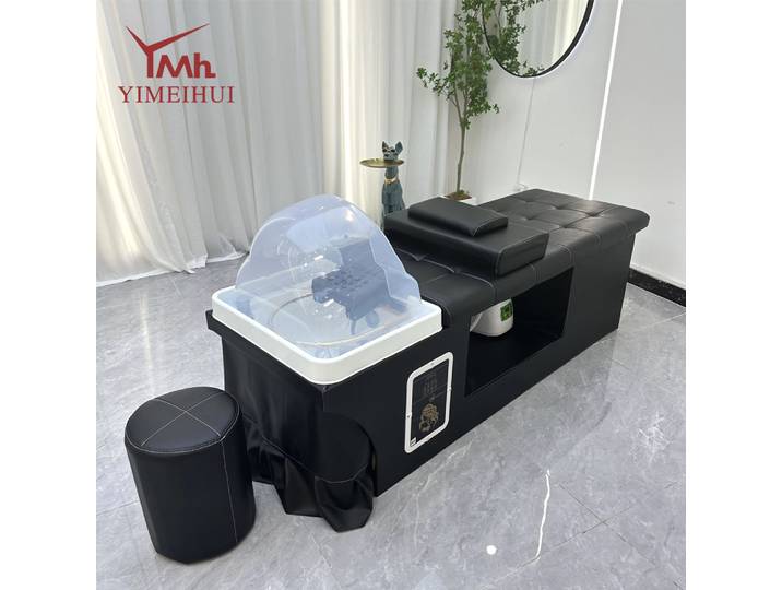 Salon de lavage cheveux Massage hydrothérapie shampooing lit Spa tête eau thérapie Circulation shampooing lits