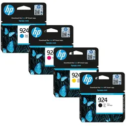 HP Original 924 Druckerpatronen - 4er Multipack cyan, magenta, gelb, schwarz