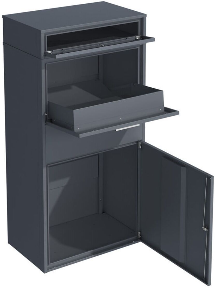 Westmann Paketbox Pavo 45 x 72 x 128cm Anthrazit ; 50NRTH GmbH (WMHXXPB005L)