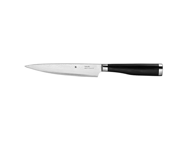 WMF Yari Allzweckmesser 27,5 cm, japanischer Spezialklingenstahl, 67 Lagen Griff aus Pakkaholz, Damaszener Klinge 15 cm