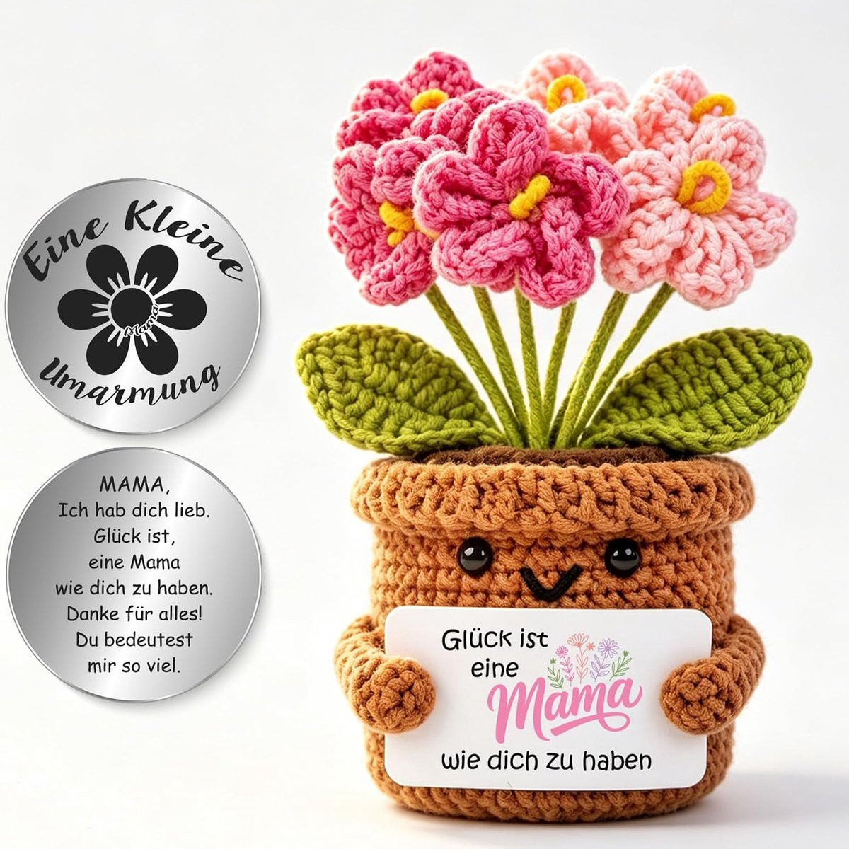 Tixlux Figuur Woondecoratie Mama Dochter Zoon Roze