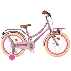 Volare Kinderfahrrad Excellent für Mädchen 18 Zoll Kinderrad in Mattrosa